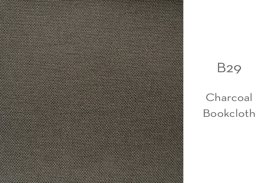 B29 charcoal bookcloth