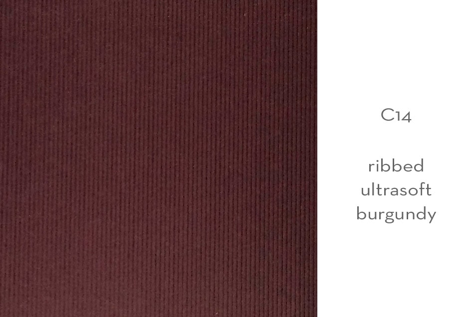 C14 ribbed ultrasoft burgundy
