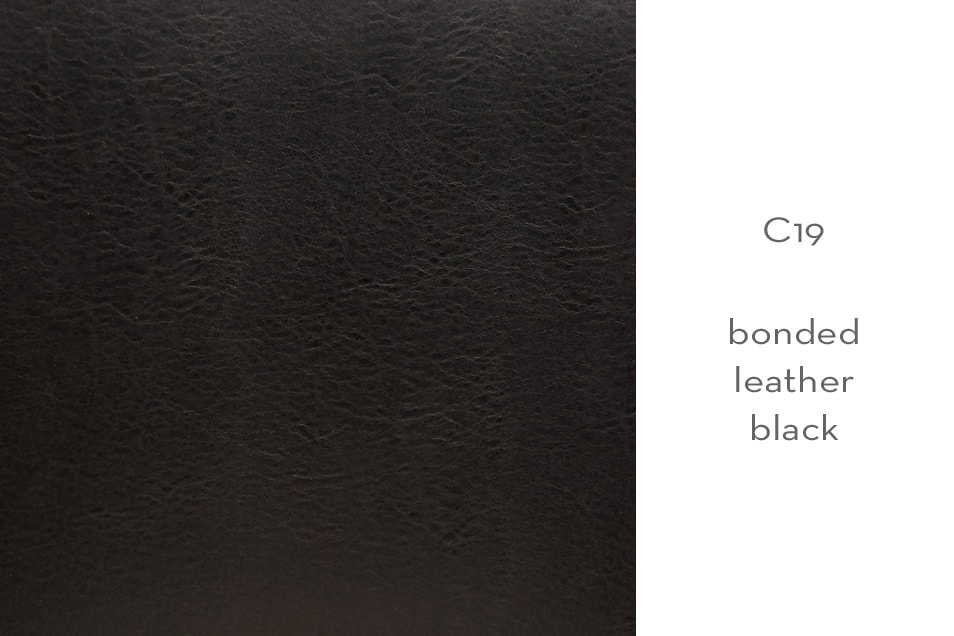 C19 bonded leather black