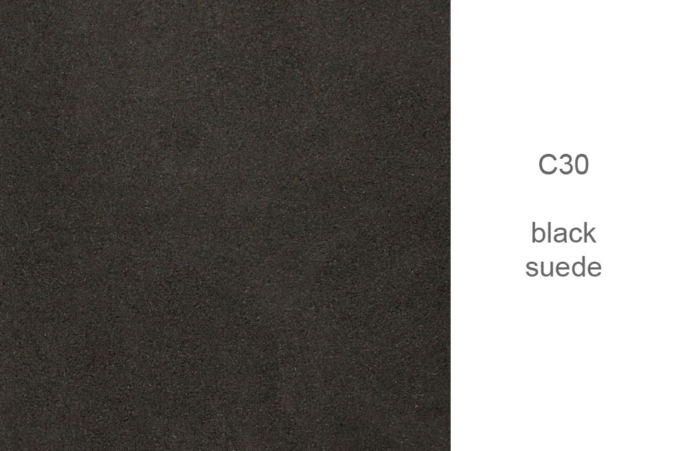 C30 black suede