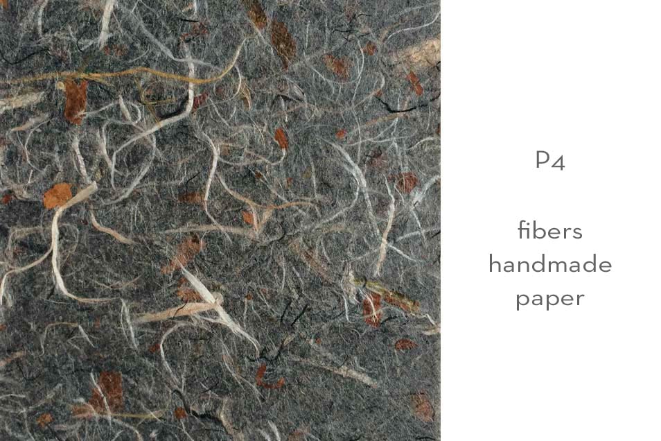 P4 fibers handmade paper